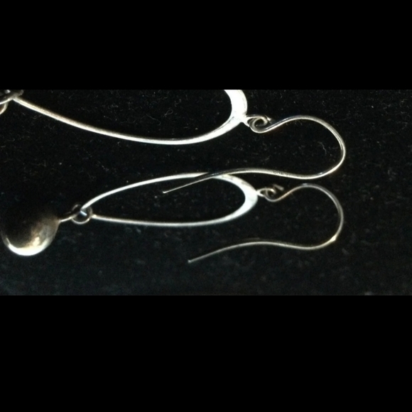 🥳HP🥳Chanel RARE Vintage Wire Teardrop Oval Authentic Earrings - Picture 6 of 9